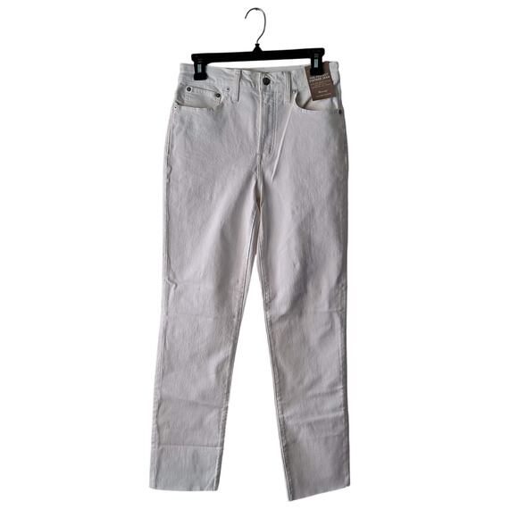 NWT Madewell The Perfect Vintage Jeans Tapered Leg Tile White Women's Size 23 - Picture 3 of 14